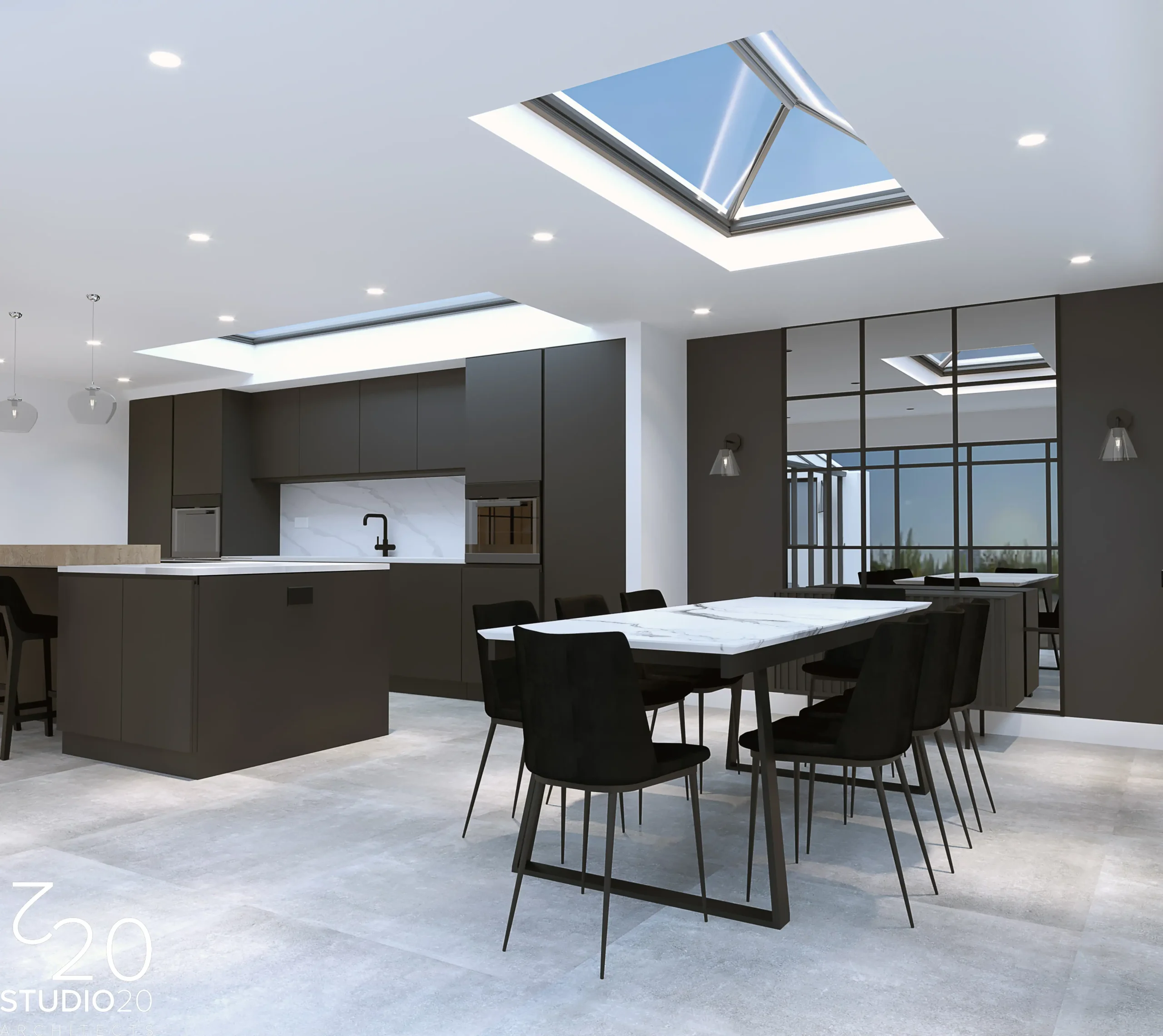 Reigate Single Storey Rear, Double Storey Front Extension London & Planning Residential Architecture 16 Reigate extension architects