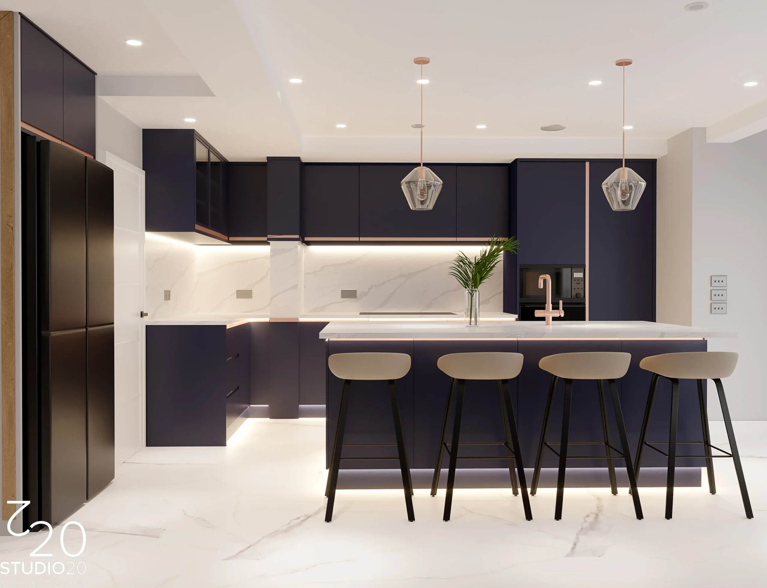 Blenheim Park Road - Croydon Rear Extension London Planning Residential Architecture 12 new build studio20architects
