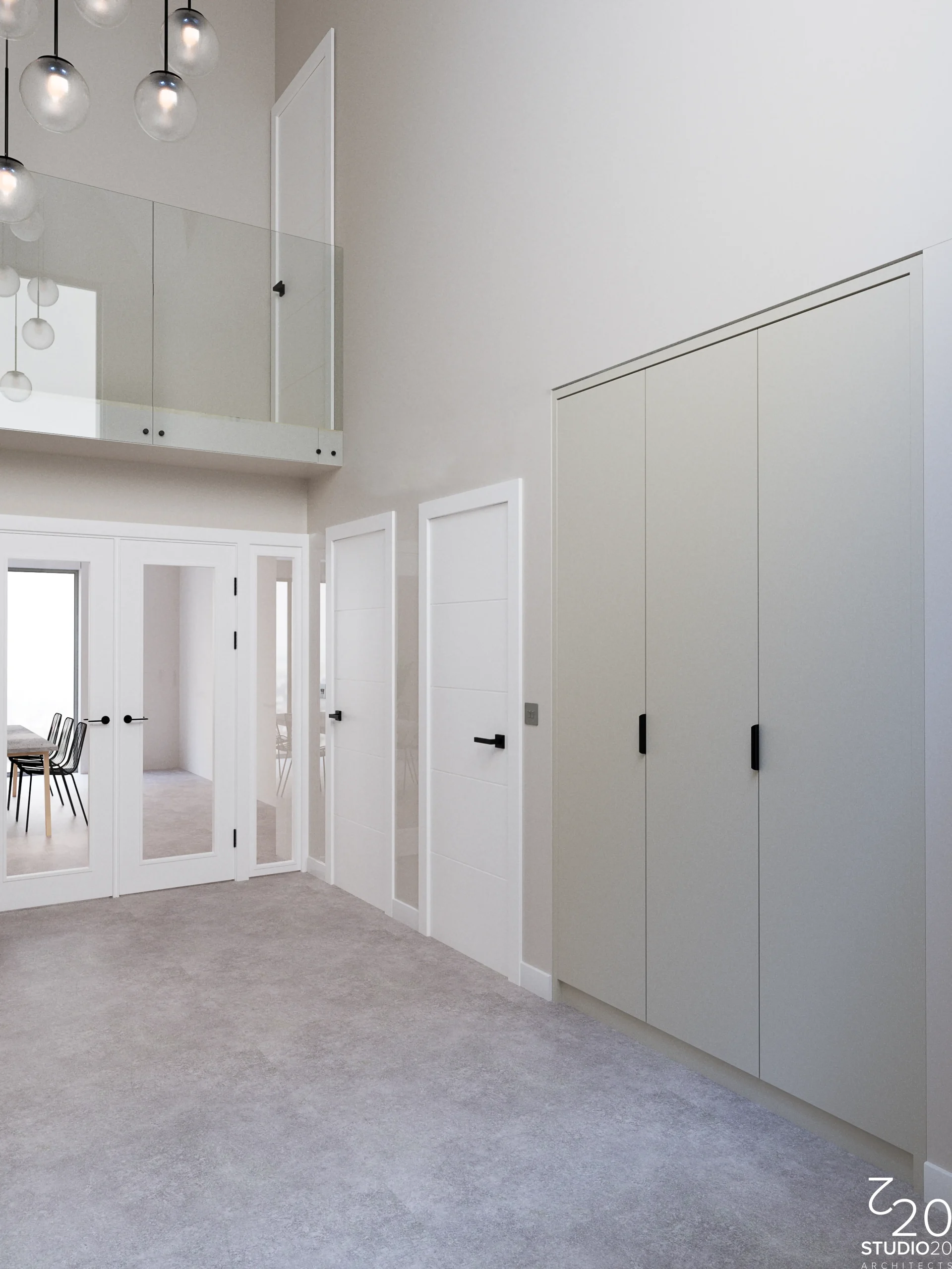 Elmbridge New Build London & Planning Residential Architecture 38 graceland new build studio20architects 01 Entrance Hall2 02 27 2023 scaled