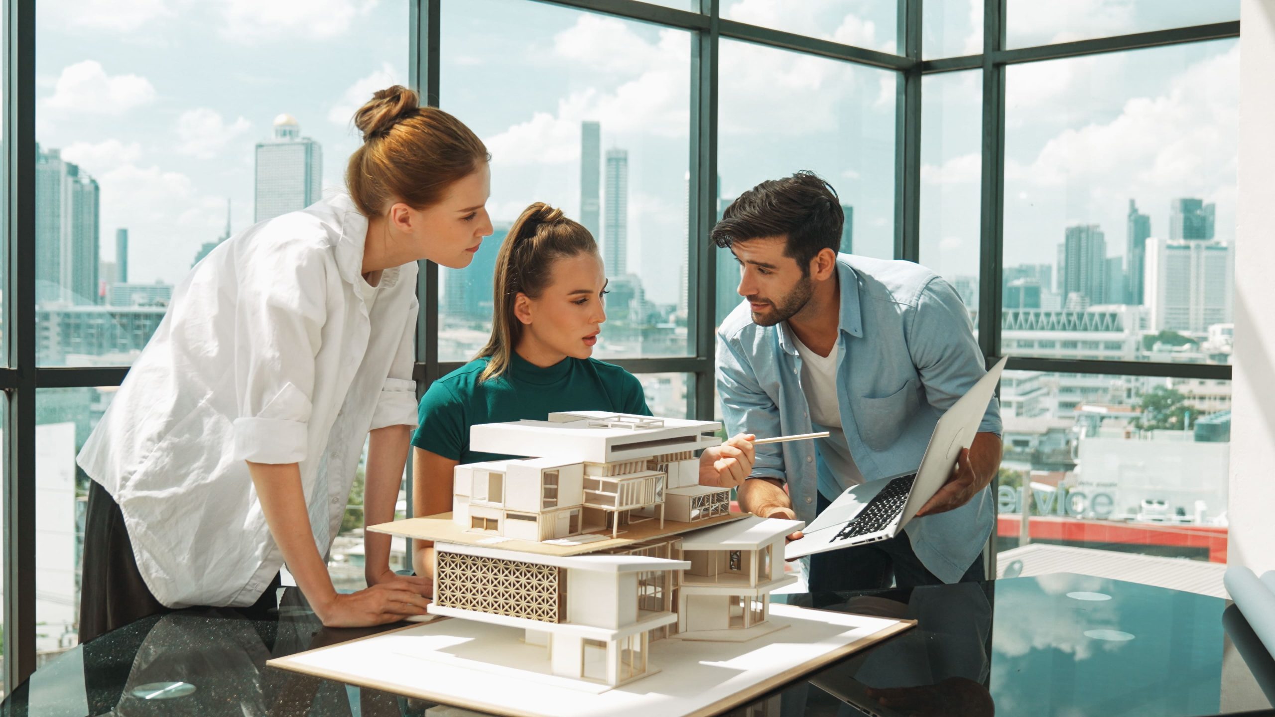 How Long Does Planning Permission Take in the City of London? 1 architect-team-discussion-about-design-while-worker-present-idea-tracery