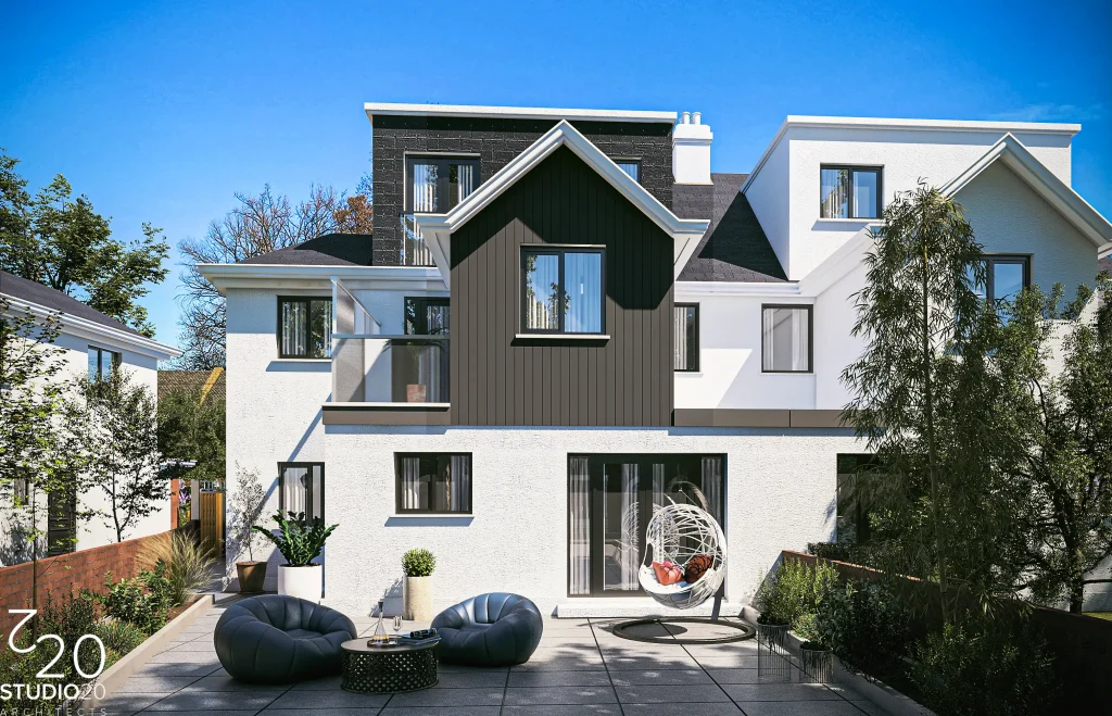 Wimbledon extension architects studio20architects Rear 02 28 2023 1024x659 2