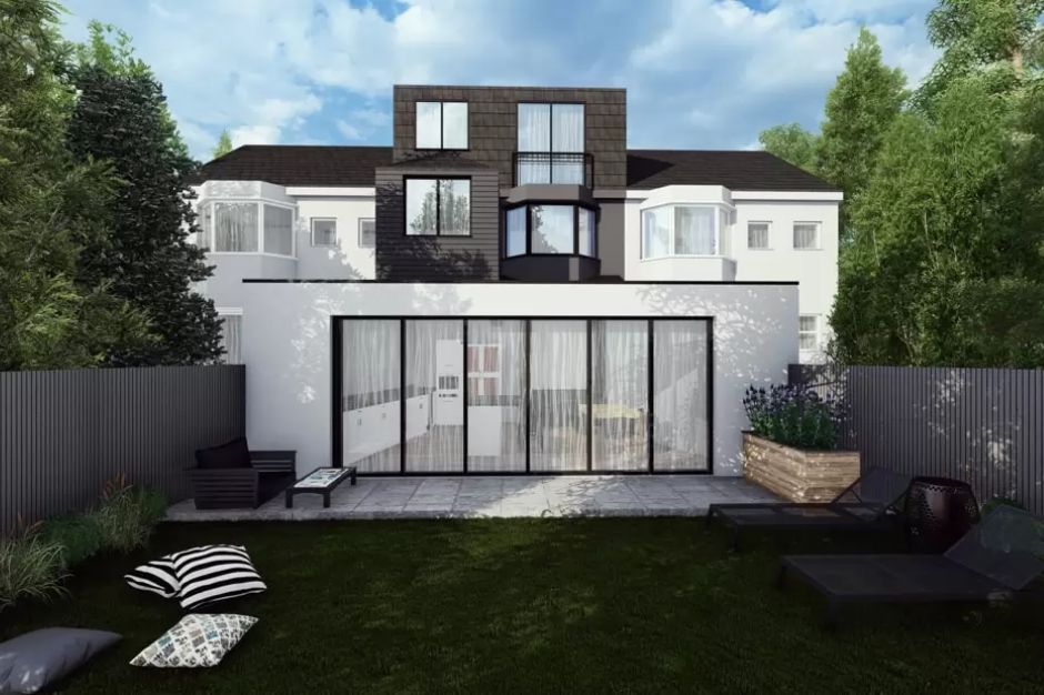 double storey extension