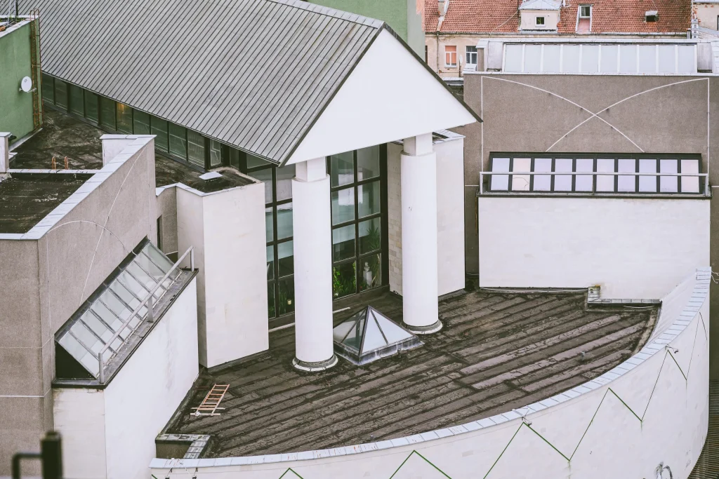 high angle view staircase outside building scaled 1